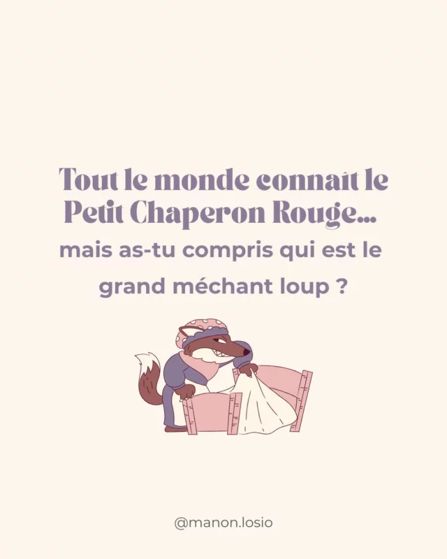 Quand tu penses au Petit Chaperon Rouge, tu imagines une petite fille innocente, un panier de galettes, et un loup terrible prêt à dévorer sa proie. Mais, au fond, cette histoire, c’est bien plus qu’un simple conte pour enfants. C’est une réflexion sur l’héroïsme, les obstacles et, surtout, l’art de raconter une histoire.

Regardons de plus près cette histoire à travers deux prismes : celui de Perrault et celui des frères Grimm.

🔹 Perrault, ce narrateur de la cour royale, nous livre une version épurée, douce et morale, comme un conte de fée dont le seul but est d’enseigner une leçon simple. "Sois sage, sois docile, et tout ira bien". Mais, au fond, cette version n’a rien de surprenant. 
🔹 Les frères Grimm, eux, plongent dans l’obscurité des âmes humaines. Leur Petit Chaperon Rouge est plus sauvage avec une bonne dose de suspense et une peur viscérale. Cette version nous parle du combat intérieur, des ténèbres et des leçons plus complexes de la vie. Elle captivait ses auditeurs par sa vérité crue.

Le storytelling, c’est :
Créer une connexion émotionnelle : C’est raconter des histoires qui résonnent avec tes abonnés. Pas juste des faits, mais des expériences, des émotions, des défis.

Avoir un héros (toi) : Dans ton histoire, tu es l’héroïne qui surmonte des obstacles pour atteindre un but. Oui, c’est toi qui es au centre de l’histoire, et tes abonnés doivent se reconnaître en toi.

Une structure narrative : Comme un bon film, une histoire se divise en trois parties :

Le début : Présenter ton défi ou ton problème.

Le milieu : Montrer les obstacles que tu rencontres.

La fin : Illustrer la solution que tu as trouvée ou comment tu as évolué.

Sois spécifique : Ne raconte pas juste que tu as "eu une journée difficile", raconte pourquoi et comment cela t’a impactée.

Humanise ton business : N’hésite pas à montrer que tu es humaine, que tu galères parfois. 

Sois claire sur ton "loup" : Identifie clairement ce que tu veux surmonter (le loup) et comment tu vas le faire. 

Si tu veux apprendre à maîtriser l'art du storytelling et captiver ton audience avec des histoires qui te ressemblent vraiment, je suis là pour t’aider.

 #storytelling