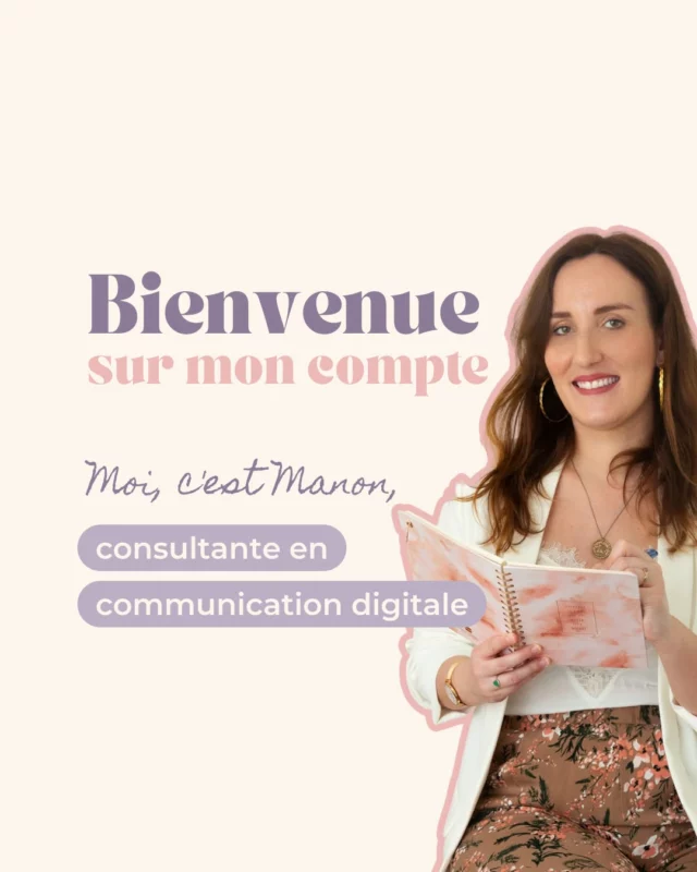 Et si on (re)faisait connaissance ? 

Enchantée, moi, c'est Manon, Consultante en communication digitale.

💬 Aujourd’hui, j’aide les entrepreneur(e)s à créer une image de marque qui attire les bons clients.

👉 Swipe pour découvrir mon parcours et pourquoi je pourrais bien être la coach qu’il te faut pour ton Insta.

Et toi, c’est quoi ton histoire ?
Raconte-moi en commentaire ou viens papoter en DM 💌

 #entrepreneureauféminin #boutiqueenligne #entrepreneures #marketing #formatrice #communitymanagement #coachinstagram #entrepreneurs #business #entrepreneuse #communitymanagerfreelance #coachbusiness #personalbranding #mompreneur #coachinsta #coachings #entrepreneur #digital #communitymanager #entrepreneure #conseilsinstagram #freelance #stratégiebusiness #coaching #communication #formation #contenu #petiteentreprise #thérapeute #marketingdigital